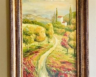 Italian countryside painting 