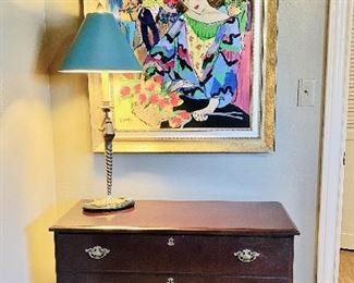 Mahogany file cabinet 