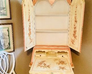 Chinoiserie secretary made in Italy 