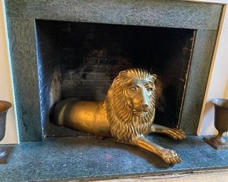 Brass lion