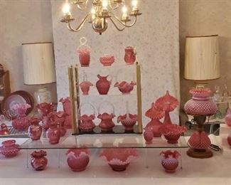 Fenton Cranberry Hobnail