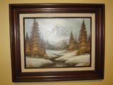 Many oil paintings