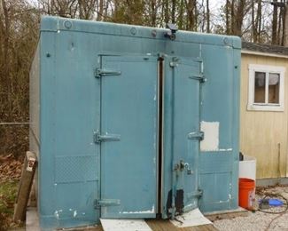 Used as shed...metal box from box truck!