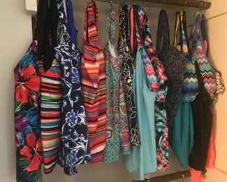 Beautiful swim separates, small, med and large. A large selection of bottoms too