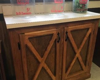 Wood counter bar