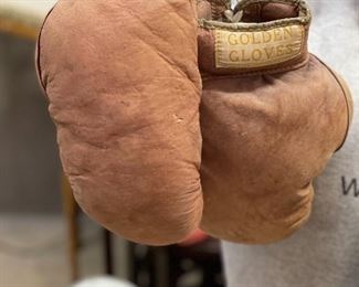 Vintage boxing gloves