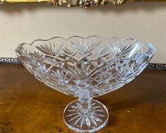 Waterford Pedestal Bowl 11” x 6” x 7” $185 - - $145