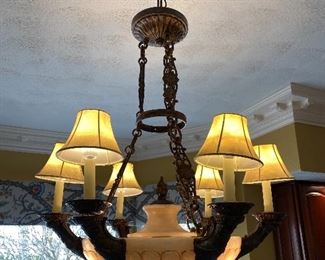 6 Lights Chandelier 27” x 45” $495