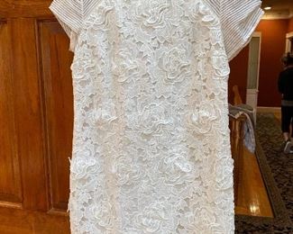 BOSS Creamy white dress size 10 $45