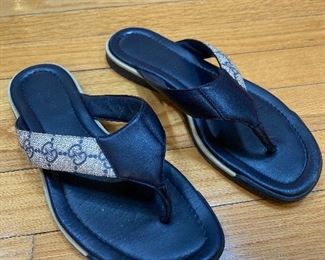 Gucci Flip Flops Size 38 $85