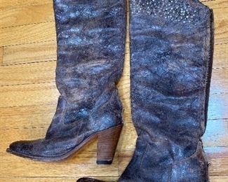 Frye Leather tall boots Size 8 $95