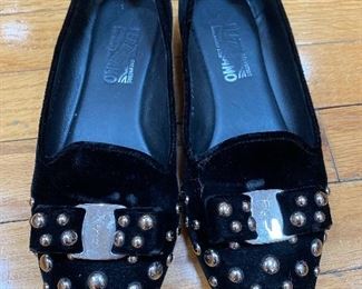 Ferraramo Studded Flats Size 8 $60