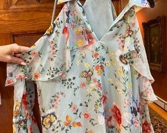 Alice & Olivia Cold Shoulder blouse Size M $45