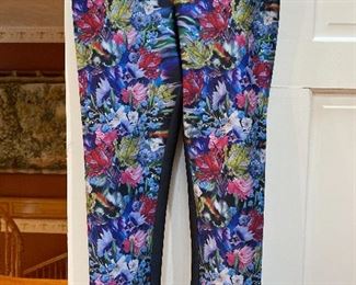 Cynthia Rowley Neoprene Scuba High Rise Skinny Ankle Pants Size 8 $50