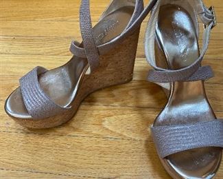 Jimmy Choo Wedges with Cork Heels Size 38 $85