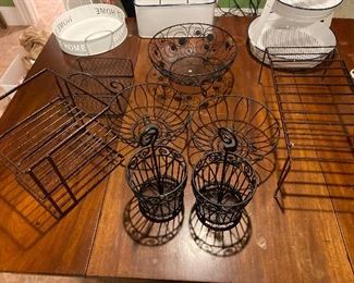 8 Black Wire storage $35