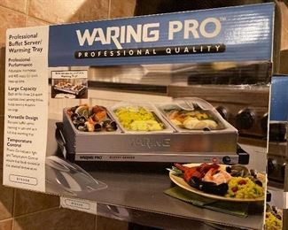 2 Waring Pro warming tray Available $55 ea