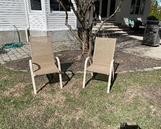 2 Outdoor chairs $35