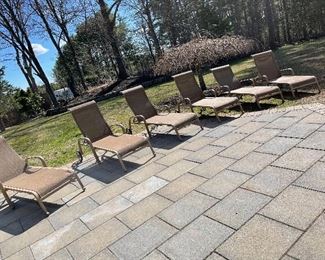 6 Sunbrella Lounge Chairs $50 each