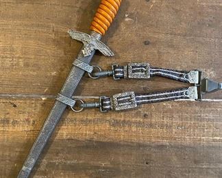 WW2 Nazi/German 2nd Model Luftwaffe Dagger with Hanger ( W.K.C. )