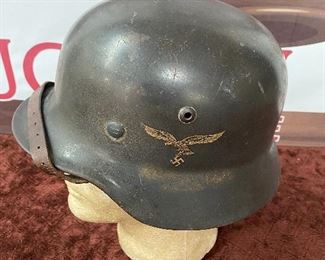 WW2 German/Nazi Luftwaffe Helmet with Liner and Chinstrap