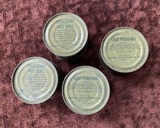 U.S. Military Ration Cans