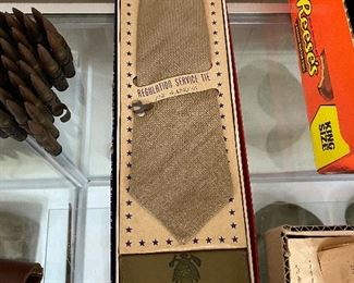 WW2 U.S. Service Tie and Sewing Kit in Original Box