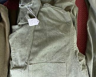 WW2 U.S. Herringbone Coveralls with Star Buttons