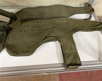 Two WW2 U.S. Grease Gun Covers 