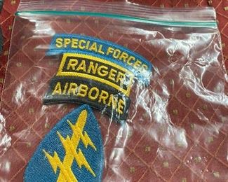 Special Forces Ranger Airborne Patches