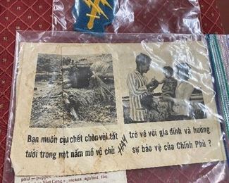 Vietnamese Propaganda Leaflets