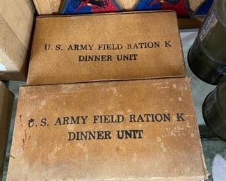 WW2 U.S. Army Field Ration K Dinner Units ( Unopened )