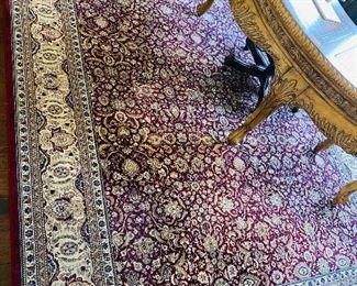 WOOL AREA RUG
122”L x 93”W
