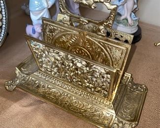 BRASS LETTER HOLDER