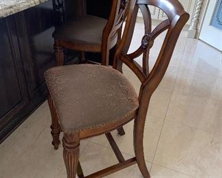 WOODEN BAR STOOLS