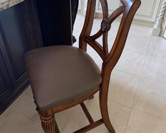 WOODEN BAR STOOLS
