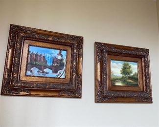 OIL ON CANVAS PAINTINGS