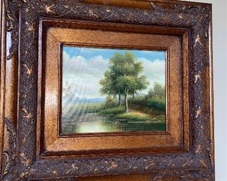 OIL ON CANVAS PAINTING