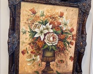 FLORAL FRAMED ART