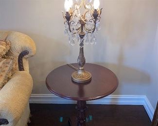 BOMBAY WOODEN ROUND SIDE TABLE ( 2 AVAILABLE)
24”DIA x 28.5”H