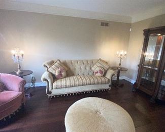 BEAUTIFUL CUSTOM MADE SOFA / CHAIRS AND OTTOMAN