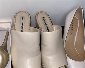 WOMENS DESIGNER SHOES SIZE 7.5