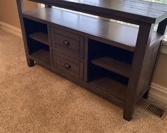 WOODEN ENTERTAINMENT STAND
48”L x 15”D x 29.5”H