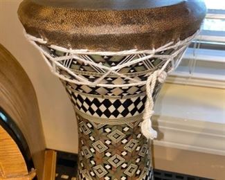 DECORATIVE DRUM WITH INLAY