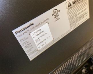 PANASONIC PLASMA HDTV