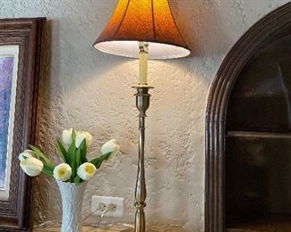 Additional view of lamp and vase