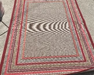 Indoor/Outdoor rug.