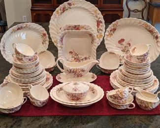 66-piece set of Copeland Spode "Fairy Dell" china, England; 1927 - 1921.