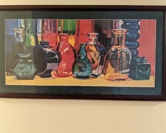 Artist signed/numbered (127/500 )lithograph, by Louisville, KY watercolor artist, Chris Hartsfield.