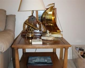 2ND HENREDON SIDE TABLE, NAUTICAL DECOR